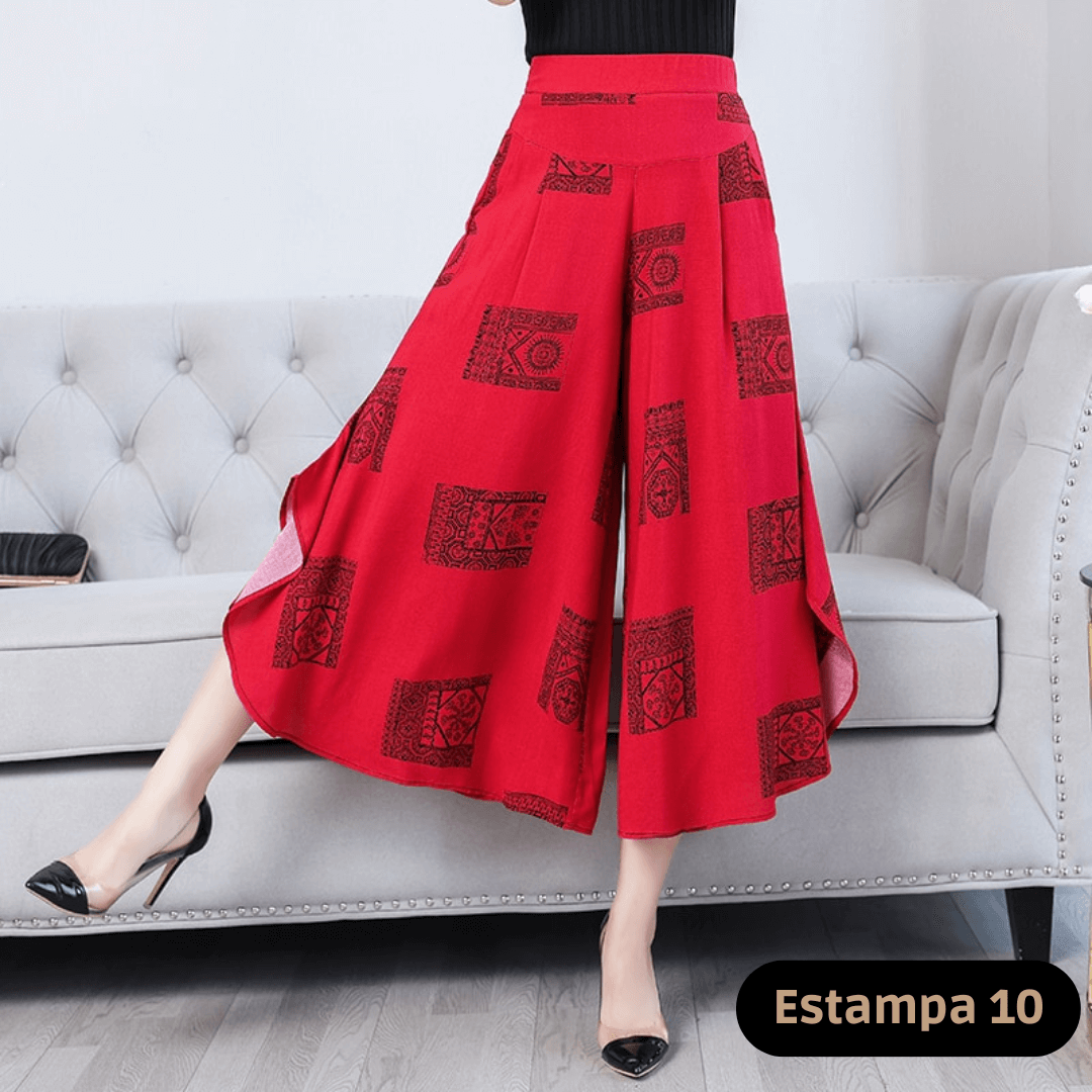 Calça Pantalona Taille