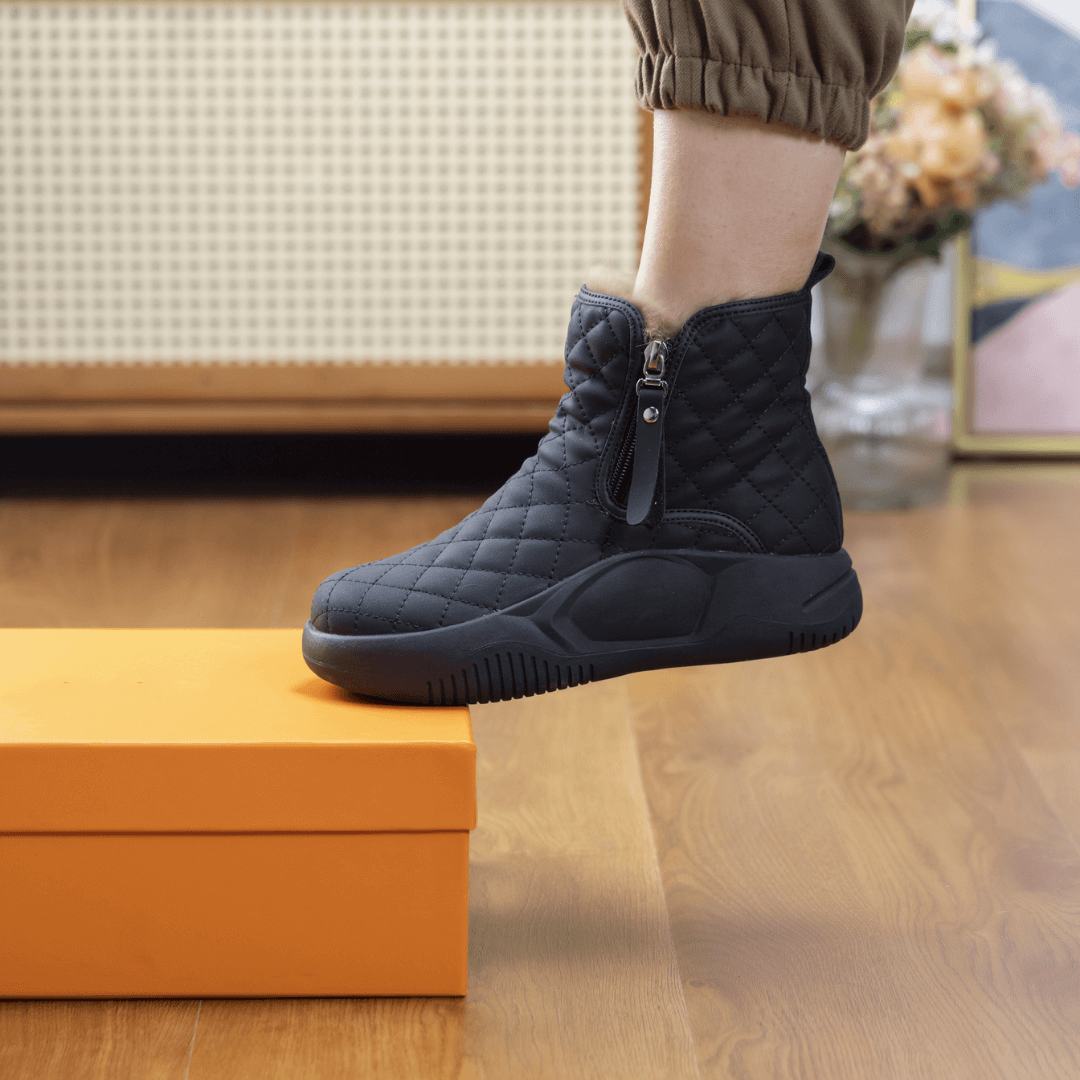 Bota Feminina de Inverno Impermeável Velvet