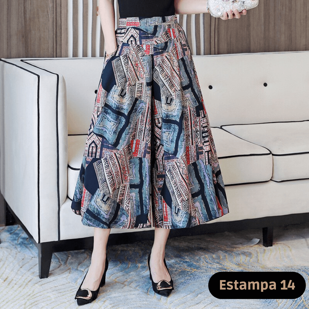 Calça Pantalona Taille