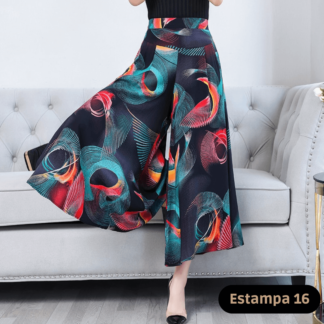 Calça Pantalona Taille