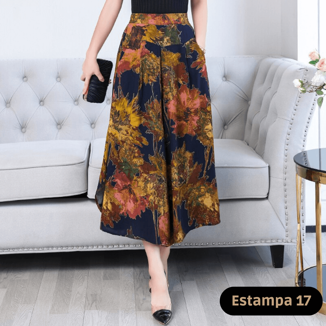 Calça Pantalona Taille