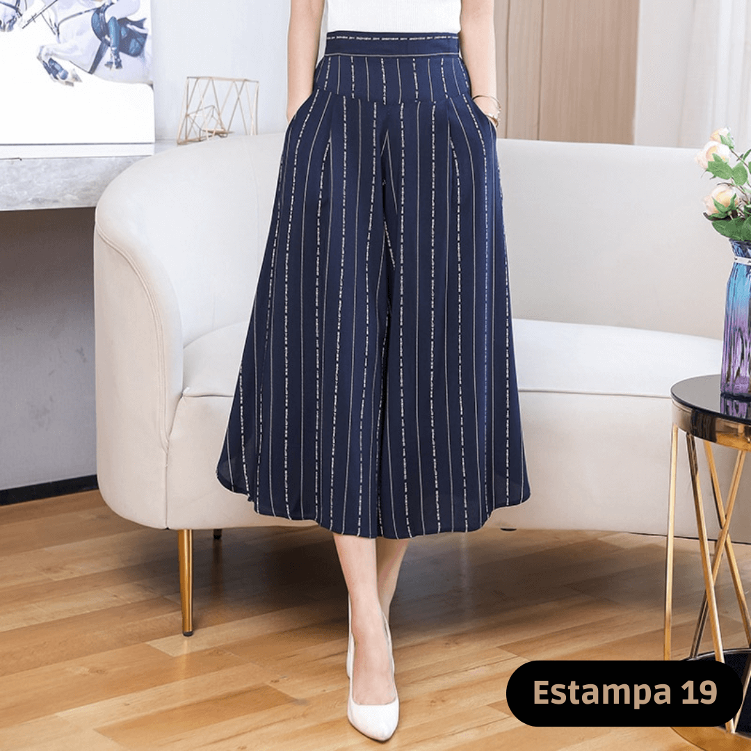 Calça Pantalona Taille