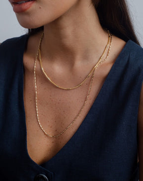 Colar Cano - Dourado