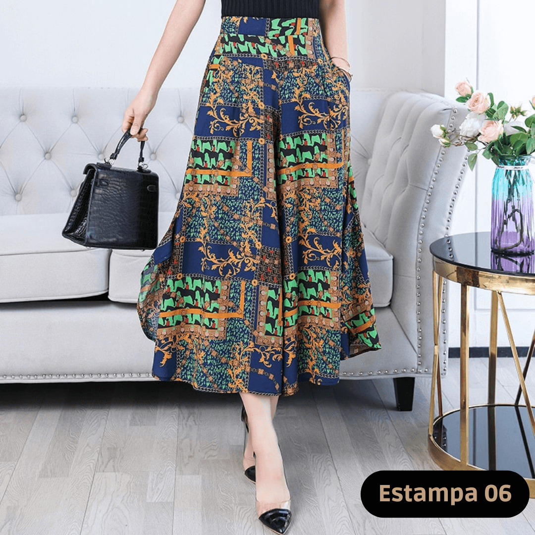 Calça Pantalona Taille