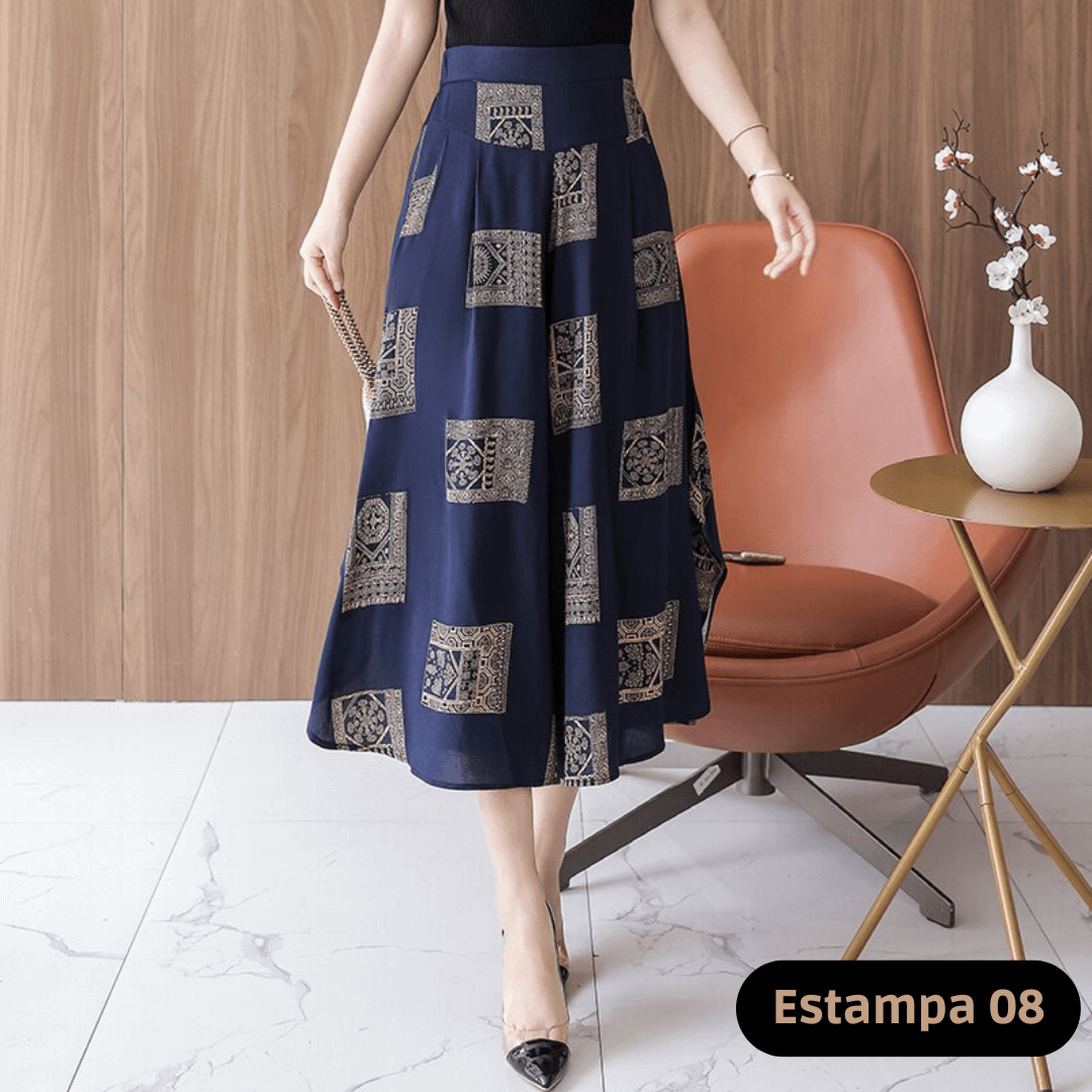 Calça Pantalona Taille