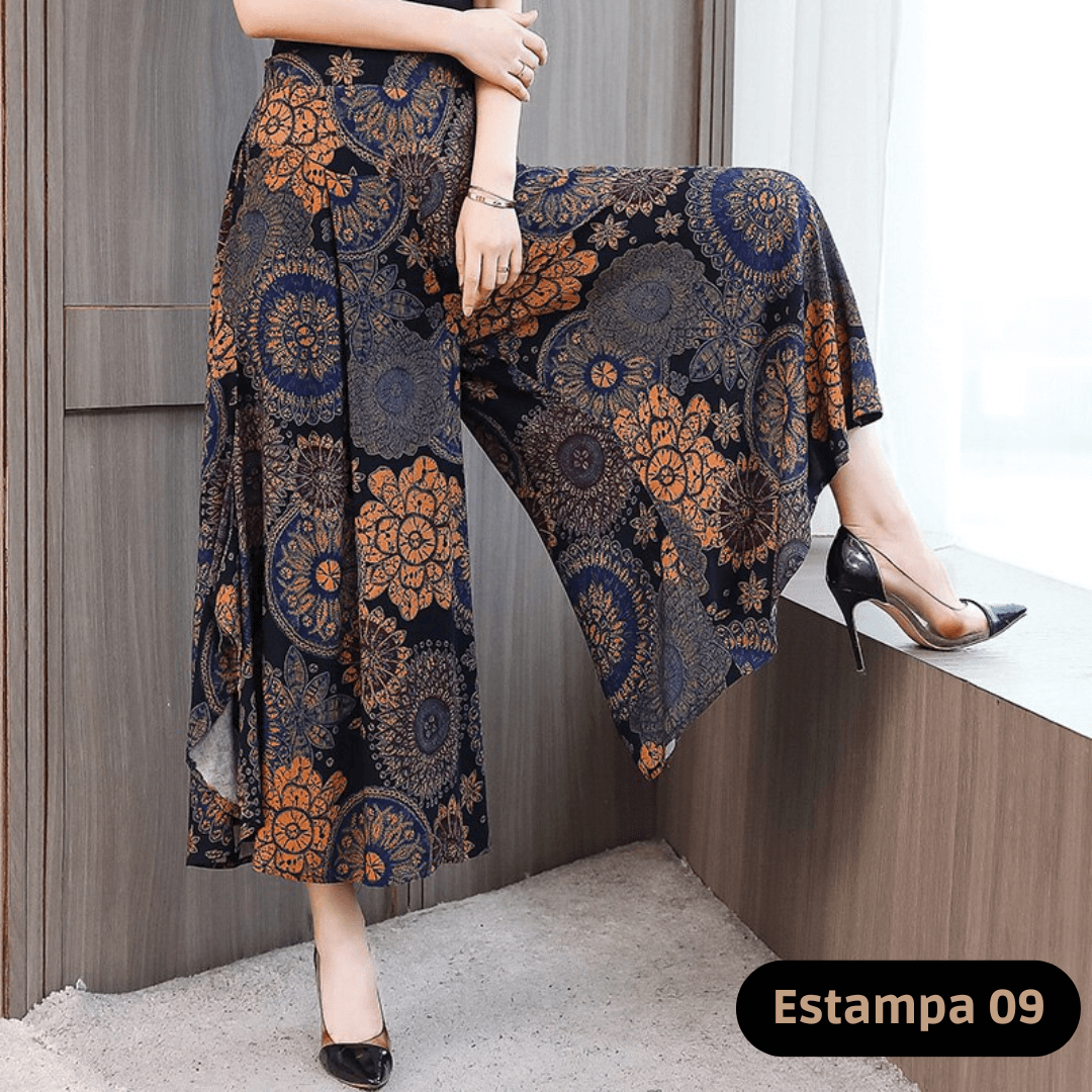 Calça Pantalona Taille