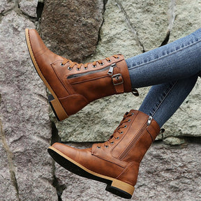 Bota Feminina de Inverno em Couro Legítimo - Vanguard
