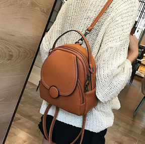 Mochila Feminina em Couro Genuíno - Felyciia Premium