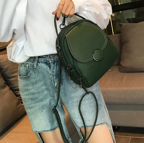 Mochila Feminina em Couro Genuíno - Felyciia Premium