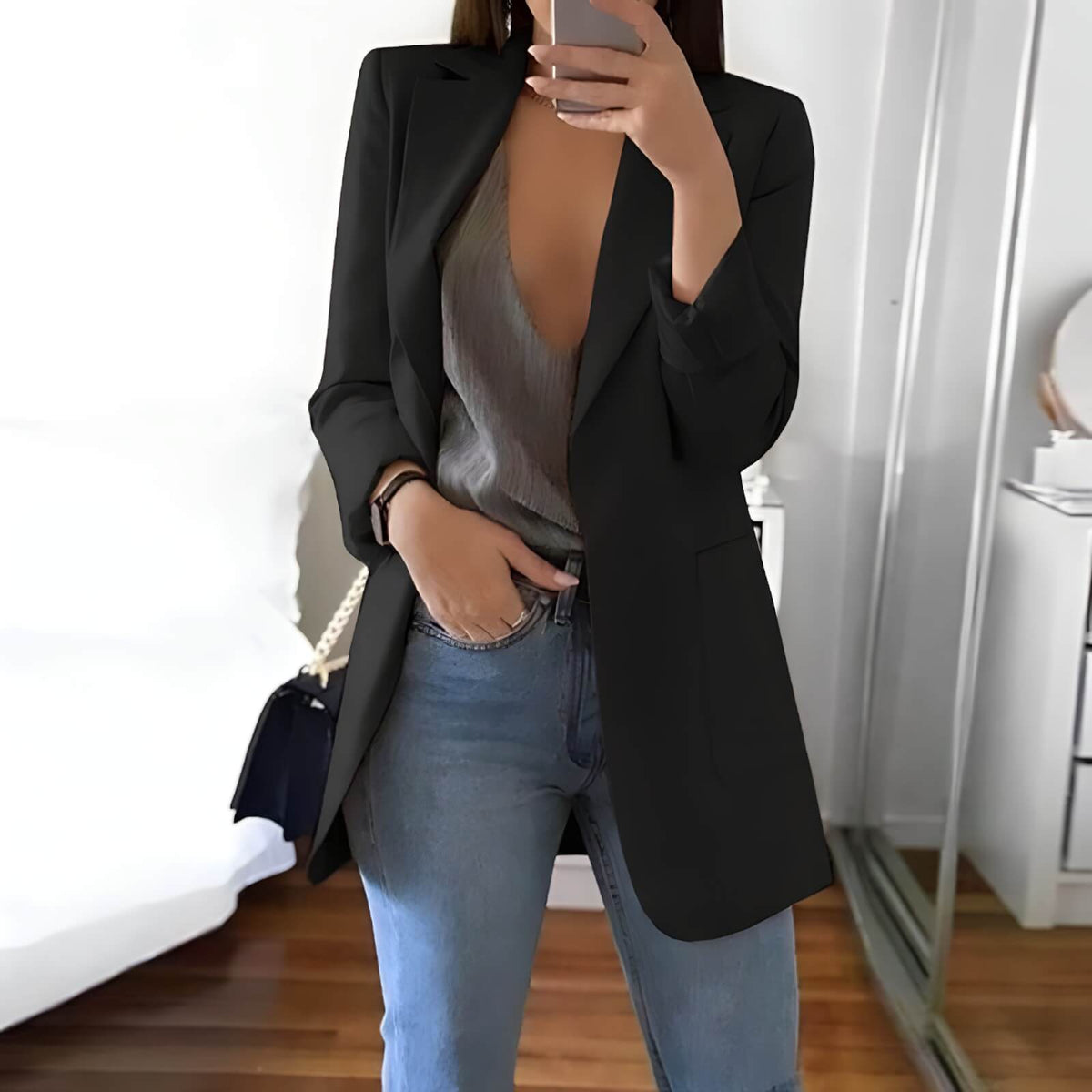 Blazer Alongado Fashionist