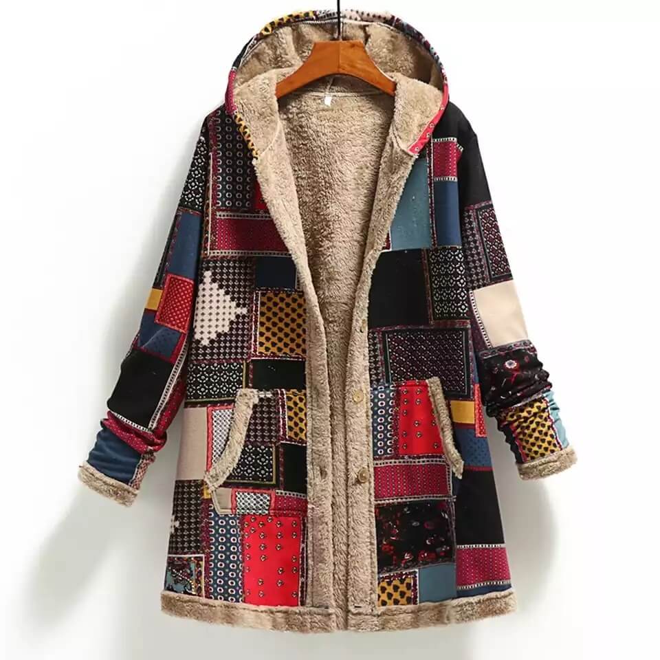 Casaco Feminino Vintage Forrado Christelle