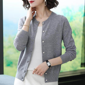 Cardigan Casual Soie