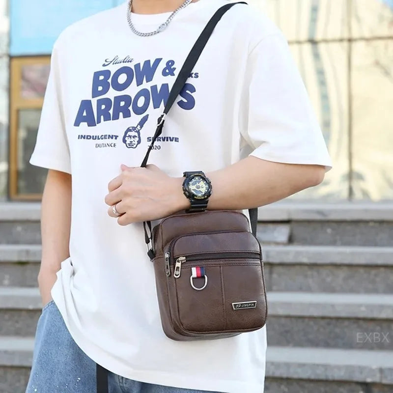 Bolsa de Ombro em Couro Genuíno - Hernandes Ferraz