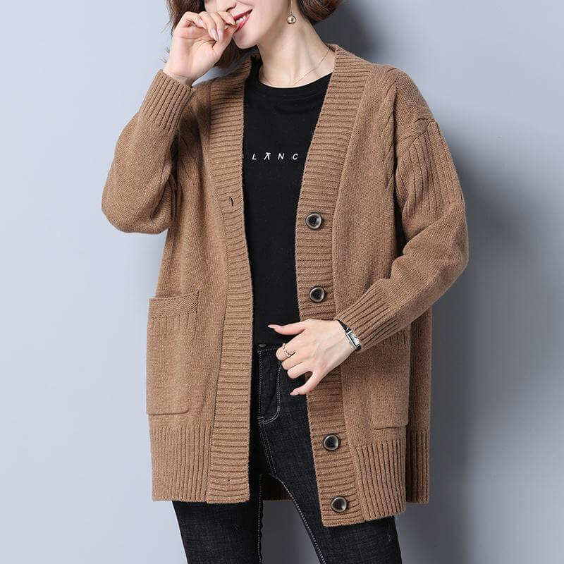 Cardigan com Botões Prunier