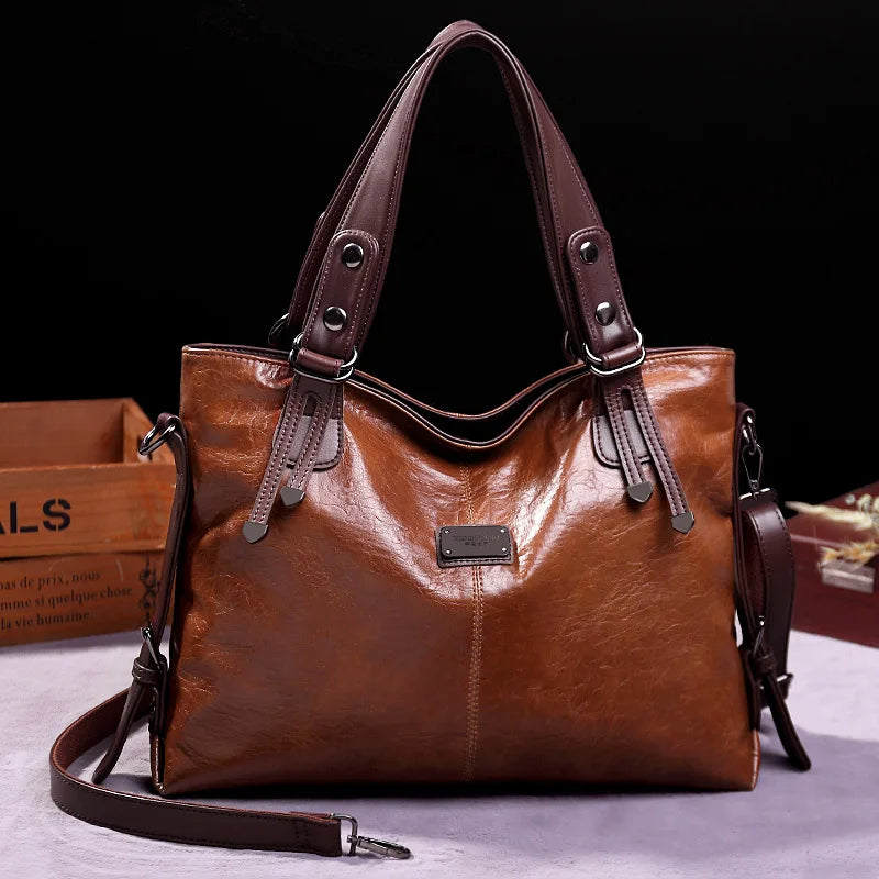 Bolsa Feminina em Couro Genuíno - Juvenil Vintage