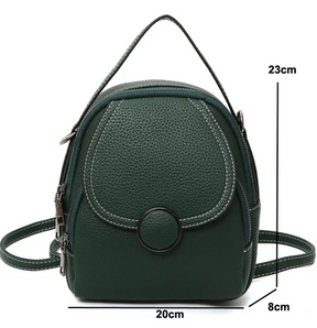 Mochila Feminina em Couro Genuíno - Felyciia Premium