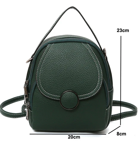 Mochila Feminina em Couro Genuíno - Felyciia Premium